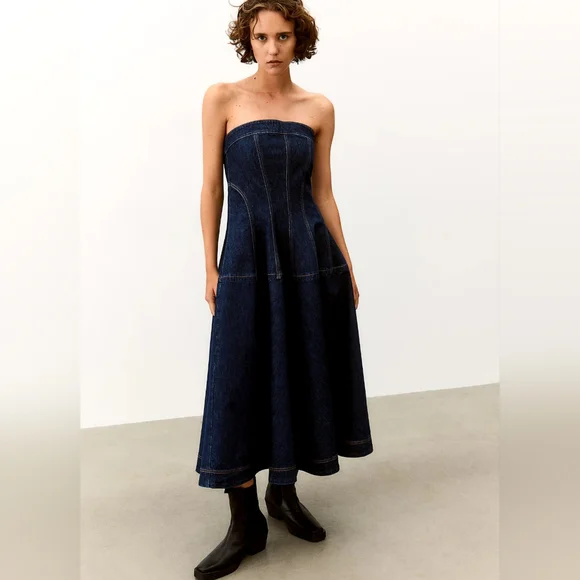 strapless open back dress Pre-Owned Norma Kamali Open Back Top – Sabrina's Closet main image 0